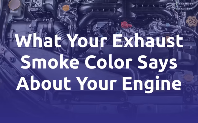 What Your Exhaust Smoke Color Says About Your Engine